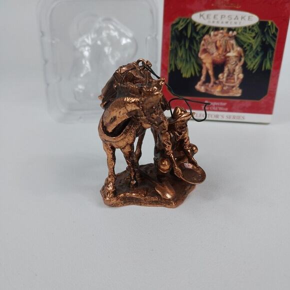 Hallmark Ornament The Old West Prospector ~ Gold Mining 2nd‎ 2 in Series 1999 - Picture 5 of 7
